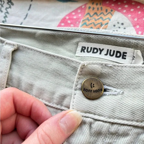 RUDY JUDE Utility Jean Pants in Limited Edition Light Green - Picture 3 of 8
